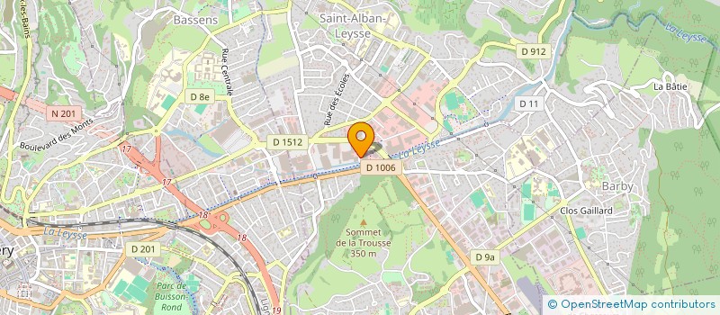 localisation de l'entreprise LE MARCHE SAVOYARD  SAINT-ALBAN-LEYSSE