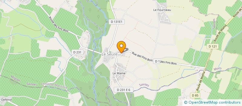 localisation de l'entreprise LE MARCHE SEUROIS  LE SEURE