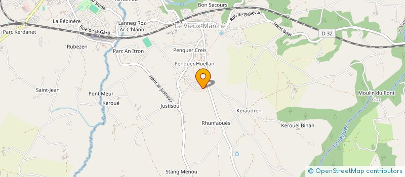 localisation de l'entreprise LE MARCHOIS DARTS  LE VIEUX-MARCHE