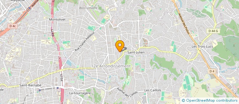 localisation de l'entreprise LE MARCUS à MARSEILLE