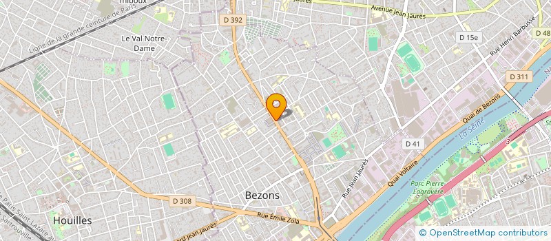 localisation de l'entreprise LE MARCY à BEZONS