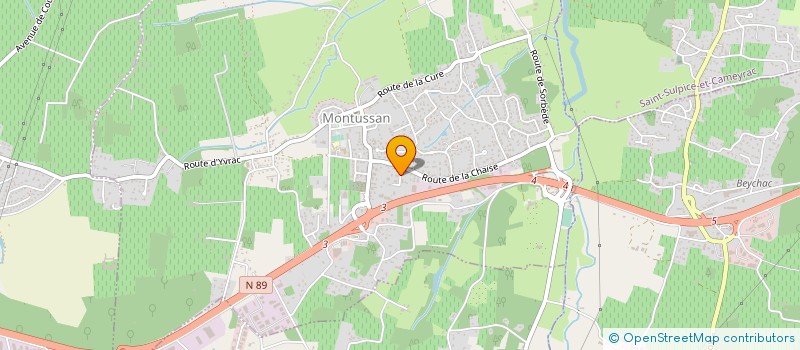 localisation de l'entreprise LE MARE  MONTUSSAN