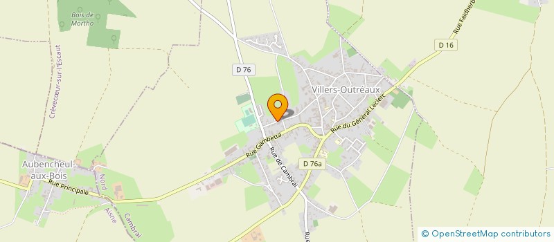 localisation de l'entreprise LE MARECHAL  VILLERS-OUTREAUX