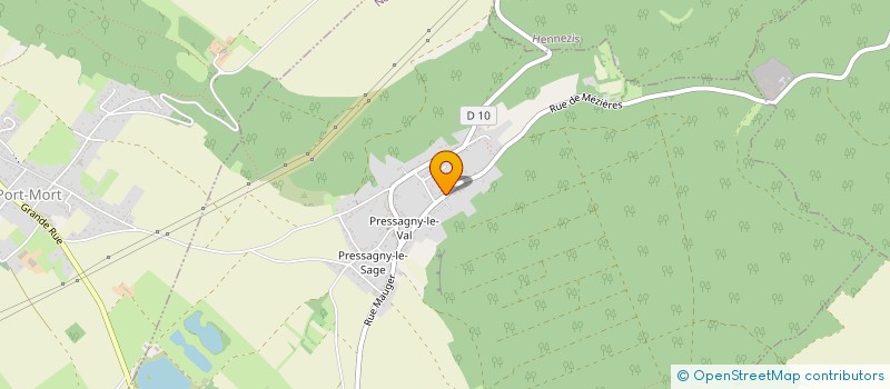 localisation de l'entreprise LE MARECHAL  NOTRE-DAME-DE-L'ISLE