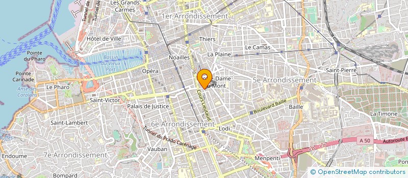 localisation de l'entreprise LE MARENGO à MARSEILLE