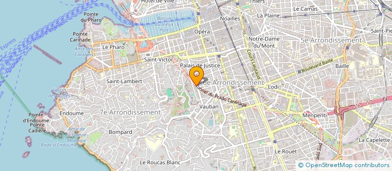 localisation de l'entreprise LE MARENGO XII à MARSEILLE