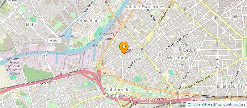 localisation de l'entreprise LE MARESQUEL à LILLE