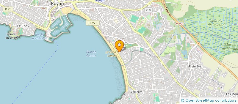 localisation de l'entreprise LE MAREYEUR à ROYAN