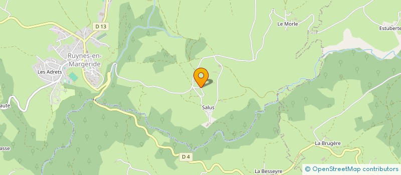 localisation de l'entreprise LE MARGERIDE à RUYNES-EN-MARGERIDE
