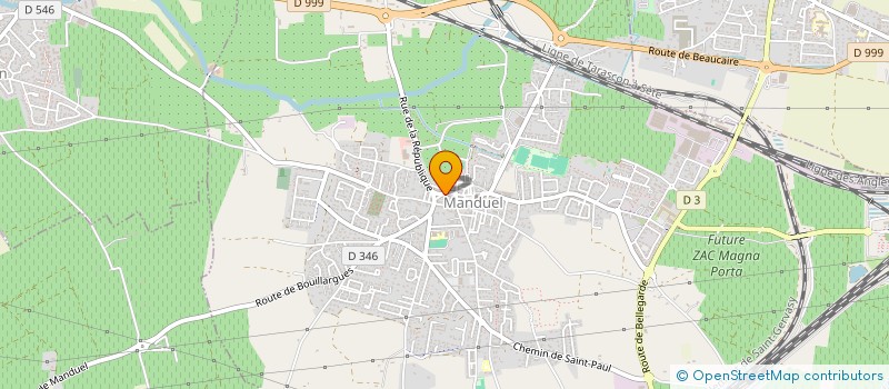 localisation de l'entreprise LE MARGOUILLAT  MANDUEL