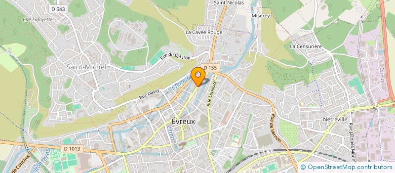 localisation de l'entreprise LE MARIGNY  EVREUX