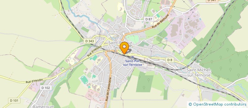 localisation de l'entreprise LE MARIGNY  SAINT-POL-SUR-TERNOISE