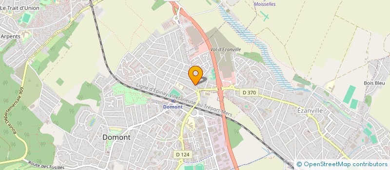 localisation de l'entreprise LE MARIGNY  DOMONT