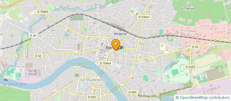 localisation de l'entreprise LE MARIGNY à BERGERAC