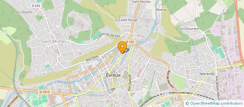 localisation de l'entreprise LE MARIGNY à EVREUX
