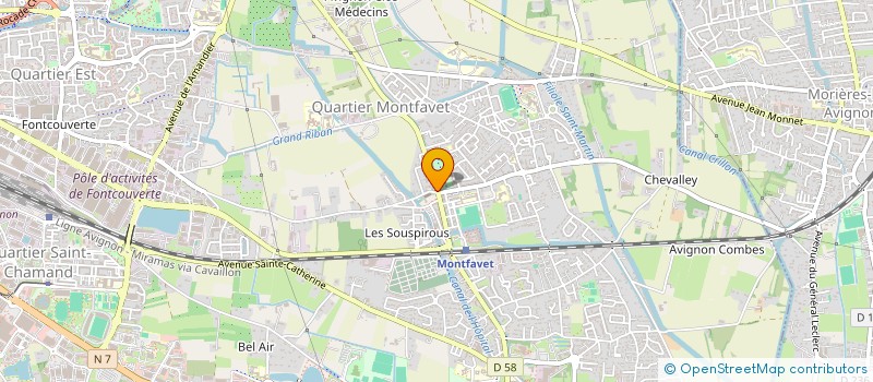 localisation de l'entreprise LE MARIGNY à AVIGNON