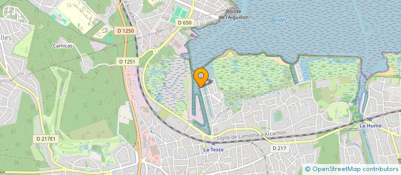 localisation de l'entreprise LE MARIN DU BASSIN à LA TESTE-DE-BUCH
