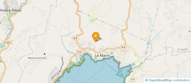 localisation de l'entreprise LE MARIN UNI à LE MARIN