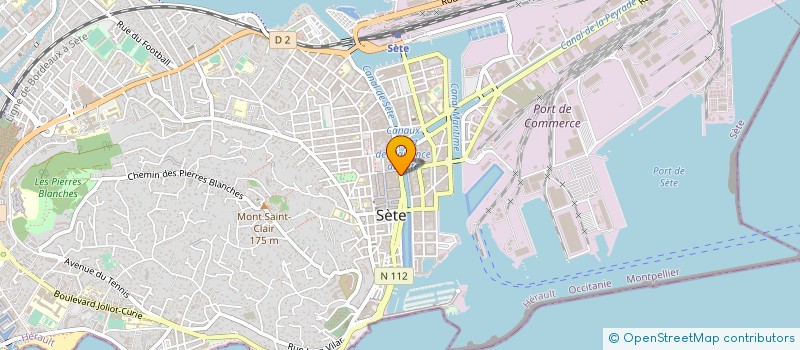 localisation de l'entreprise LE MARINA à SETE
