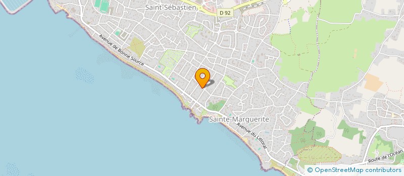 localisation de l'entreprise LE MARINA BEACH à PORNICHET