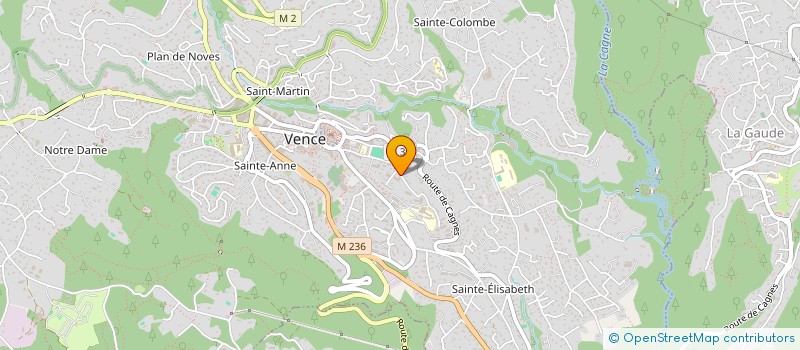 localisation de l'entreprise LE MARINI  VENCE