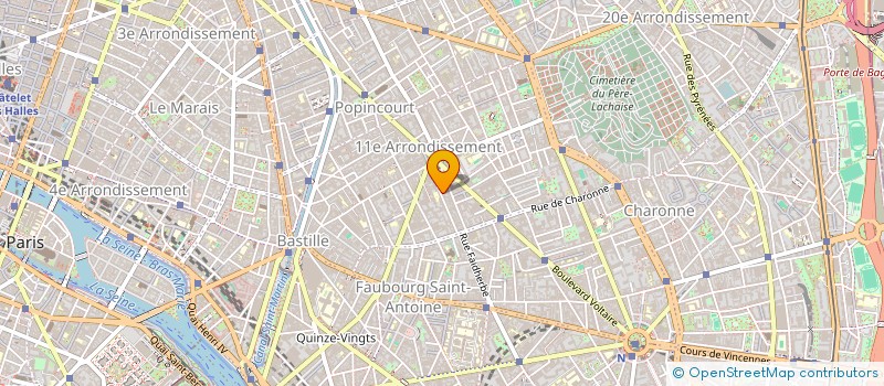 localisation de l'entreprise LE MARION DUFRESNE EDITEUR  PARIS