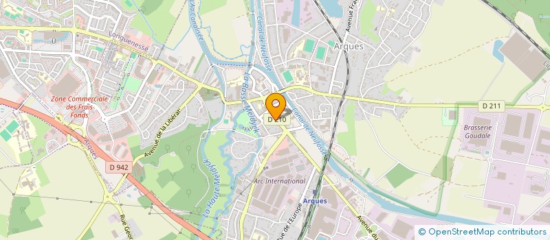 localisation de l'entreprise LE MARITHILDE à ARQUES