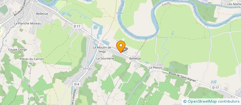 localisation de l'entreprise LE MARIVAL  SEIGY