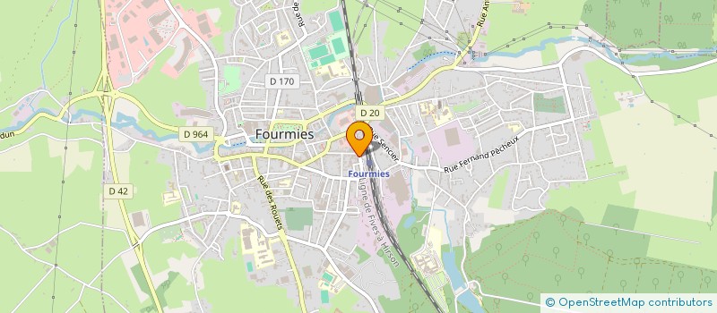 localisation de l'entreprise LE MARKY  FOURMIES