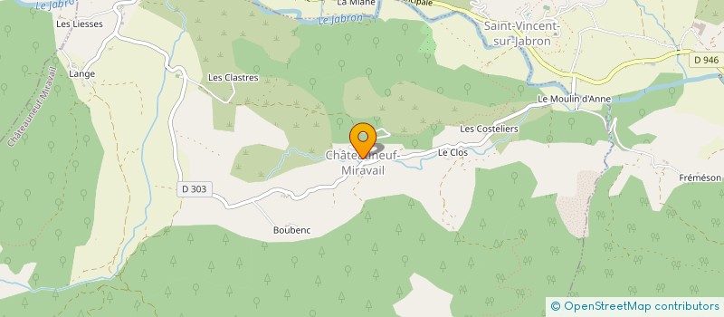 localisation de l'entreprise LE MARLARI  CHATEAUNEUF-MIRAVAIL