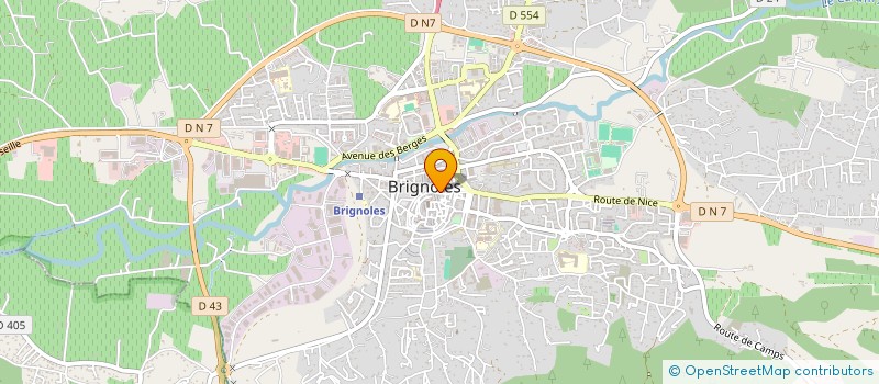 localisation de l'entreprise LE MARLIN  BRIGNOLES