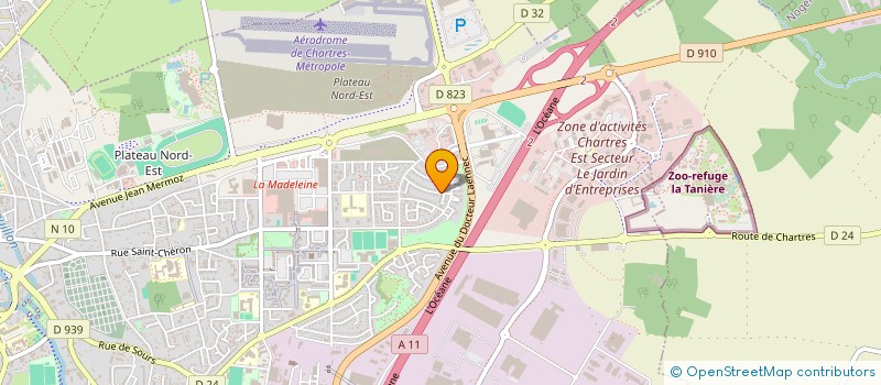 localisation de l'entreprise LE MARLY  CHARTRES