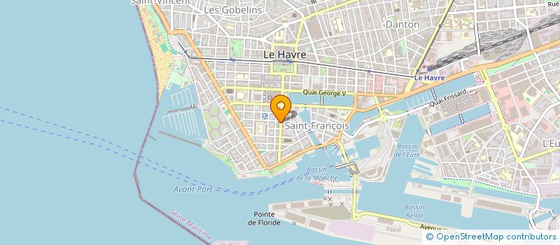 localisation de l'entreprise LE MARLY à LE HAVRE