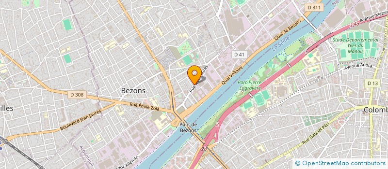 localisation de l'entreprise LE MARMITON à BEZONS