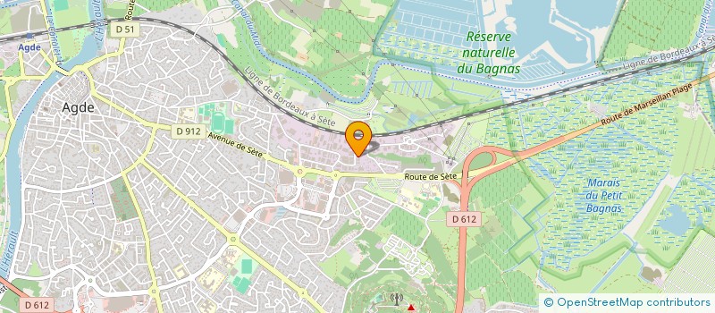 localisation de l'entreprise LE MARMITON  AGDE
