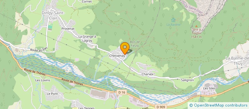 localisation de l'entreprise LE MARMOUSET  DINGY-SAINT-CLAIR