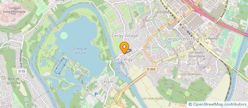 localisation de l'entreprise LE MAROC A PORT CERGY  CERGY