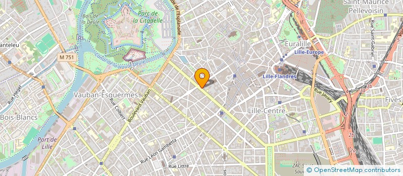 localisation de l'entreprise LE MAROC M & PA à LILLE