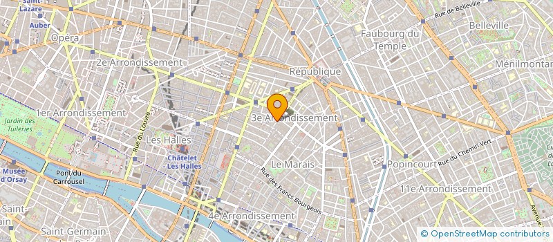 localisation de l'entreprise LE MAROLLAIS  PARIS