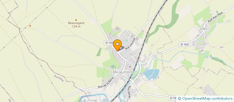 localisation de l'entreprise LE MARQUAY  MIRAUMONT