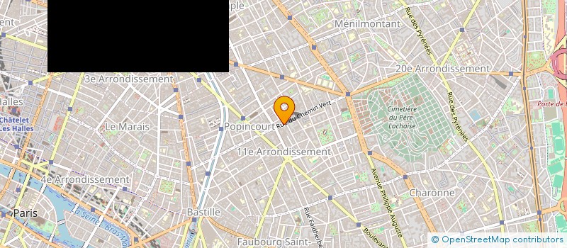 localisation de l'entreprise LE MARQUE-PAGE  PARIS