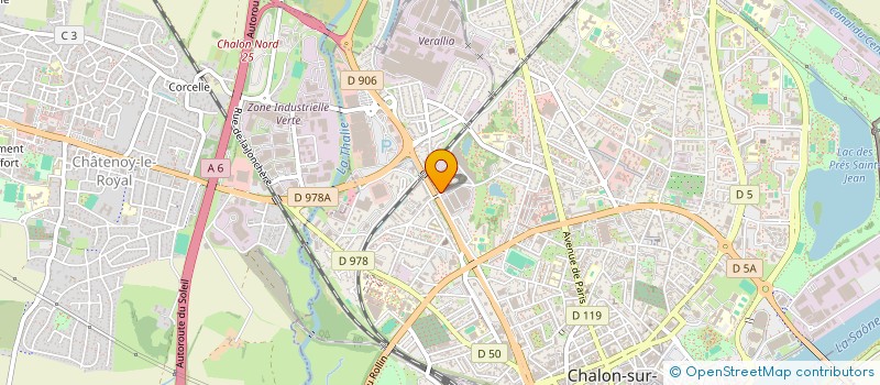 localisation de l'entreprise LE MARRAKCHI à CHALON-SUR-SAONE