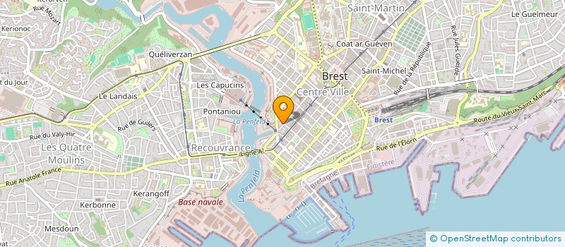 localisation de l'entreprise LE MARRAKECH à BREST