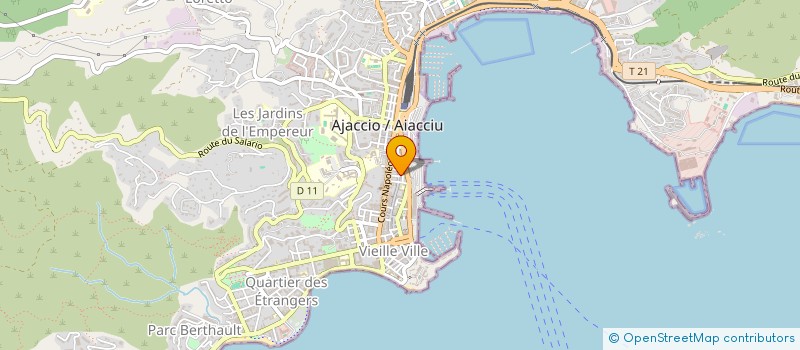 localisation de l'entreprise LE MARRAKECH à AJACCIO