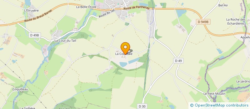 localisation de l'entreprise LE MARRONNIER à TERVAL