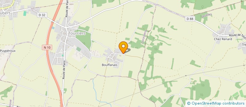 localisation de l'entreprise LE MARRONNIER à AUSSAC-VADALLE