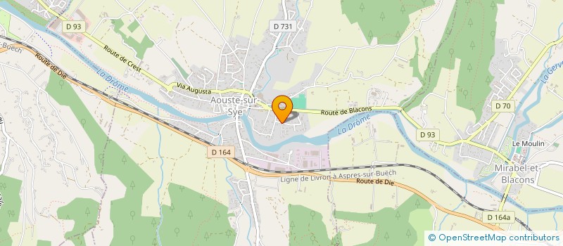 localisation de l'entreprise LE MARRONNIER à GRANE
