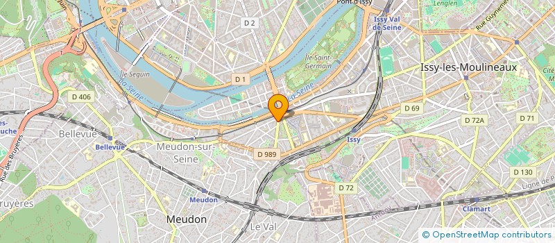 localisation de l'entreprise LE MARRONNIER  ISSY-LES-MOULINEAUX