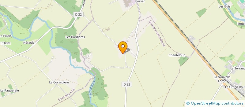 localisation de l'entreprise LE MARRONNIER DE LA PLACE  TAUXIGNY-SAINT-BAULD