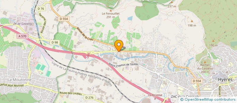 localisation de l'entreprise LE MARSICO à HYERES